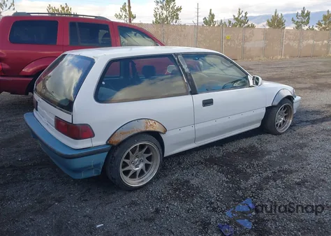 1991 Honda Civic Dx из США, поврежденный, VIN 2HGED6351MH543817